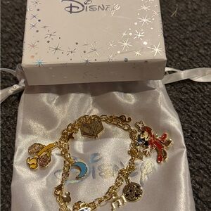 Disney Fantasia Sorcerer Mickey Charm Bracelet